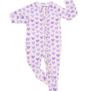 Elle and Mily Madalyn Ruffle Zip Romper